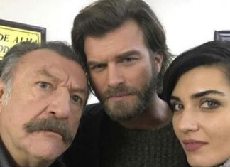 Usta oyuncu Tamer Levent dudak dudağa yakalandı!