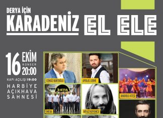 ÜNLÜLER ”DERYA İÇİN KARADENİZ EL ELE” KONSERİNE SOSYAL MEDYADAN DESTEK VERDİ