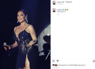 59’luk Hülya Avşar, kasığına kadar uzanan yırtmacıyla genç kızlara taş çıkarttı