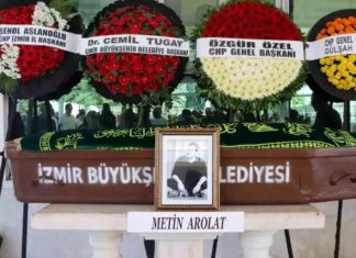 Metin Arolat son yolculuğuna uğurlandı! Ünlü isimler gözyaşlarına boğuldu